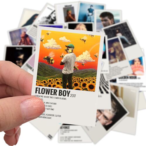 25Pcs Print Music Album Covers Stickers Aesthetic Singer Pos