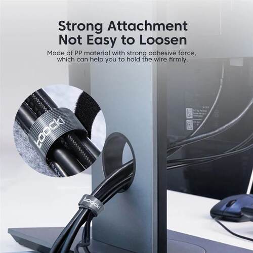 Toocki Cable Organizer Wire Winder USB Cable Management Prot