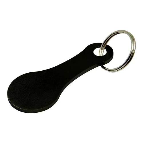 1/2pcs New Metal Shopping Cart Tokens Trolley Token Key Ring