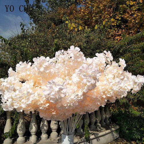 90cm Silk Hydrangea White Branch Drifting Snow Gypsophila  A