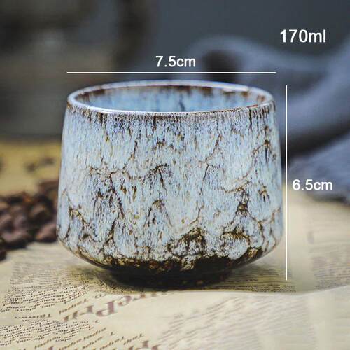 Best Selling Colorful Reactive glaze Ceramic Coffee Mug 170m