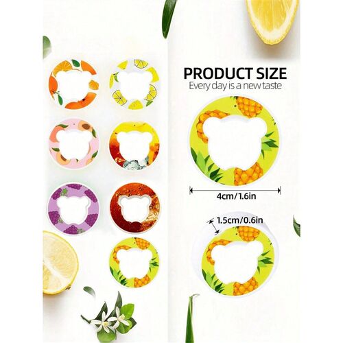 5/7pcs Bear Fruit Drink Flavor Flavor Pod Creative 0 Sugar 0