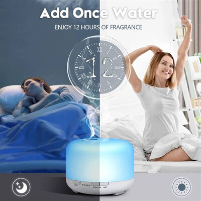 500ML Aromatherapy Oil Diffuser, Auto Shut Off (When Water R