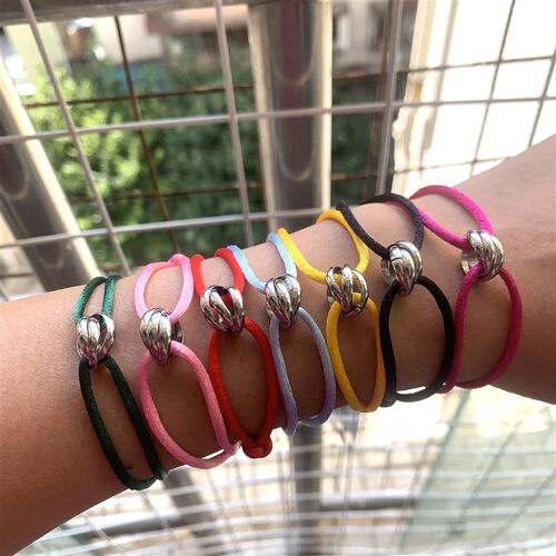 Luxury Unisex Bracelet 3 Metal Buckle Hand Chain Adjustable