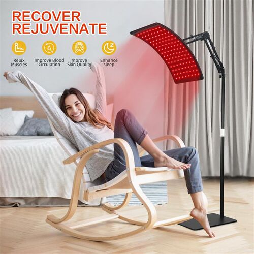 Red Infrared Light Therapy Lamp for Face and Body with Stand