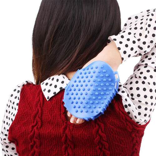 1pcs Double Side Massage Brush 360 Degree Rotating Steel Bal