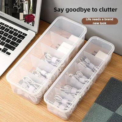 Data Cable Organizer Transparent  Case Classification Dustpr
