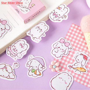 Cute rabbit Stickers pcs Plan Decoration box Kawaii daily