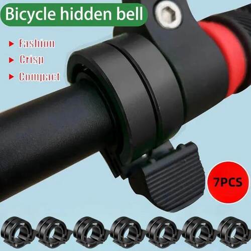 7 X Bicycle Bell Double Bell Aluminum Safety Bicycle Handleb