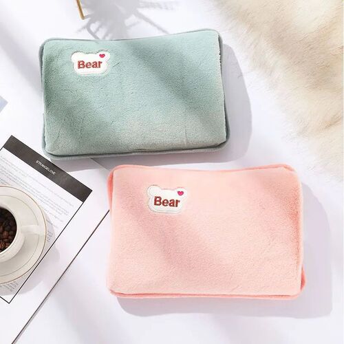 Electric Hot Water Bag Soft Winter Hand Warmer Reusable Hot