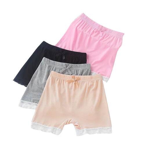 Hot-selling girls safety shorts pants high sretch flat bow s