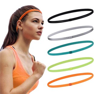Sports Hairband Strip Simple Silicone Unisex Slip 1Pcs Non