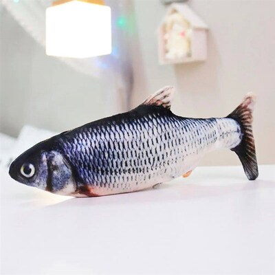 Rechargeable Pet Toy Realistic Electric Floppy Fish Toy with