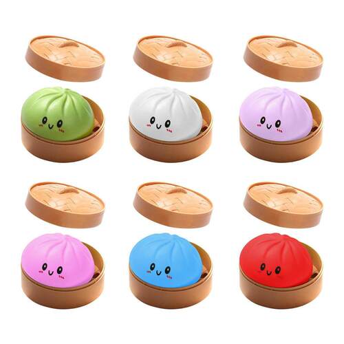 Squishy Bun Stress Relief Toy - Soft, Cute, Slow-Rising Real