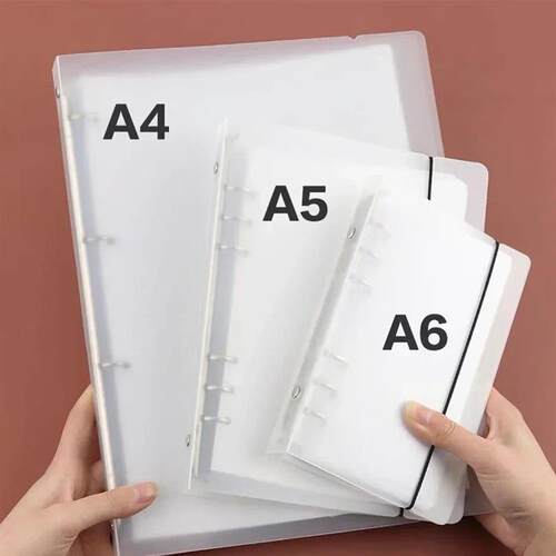 A5 A6 A7 Matte Loose Leaf Binder Ring 2024 Diary Notebook In