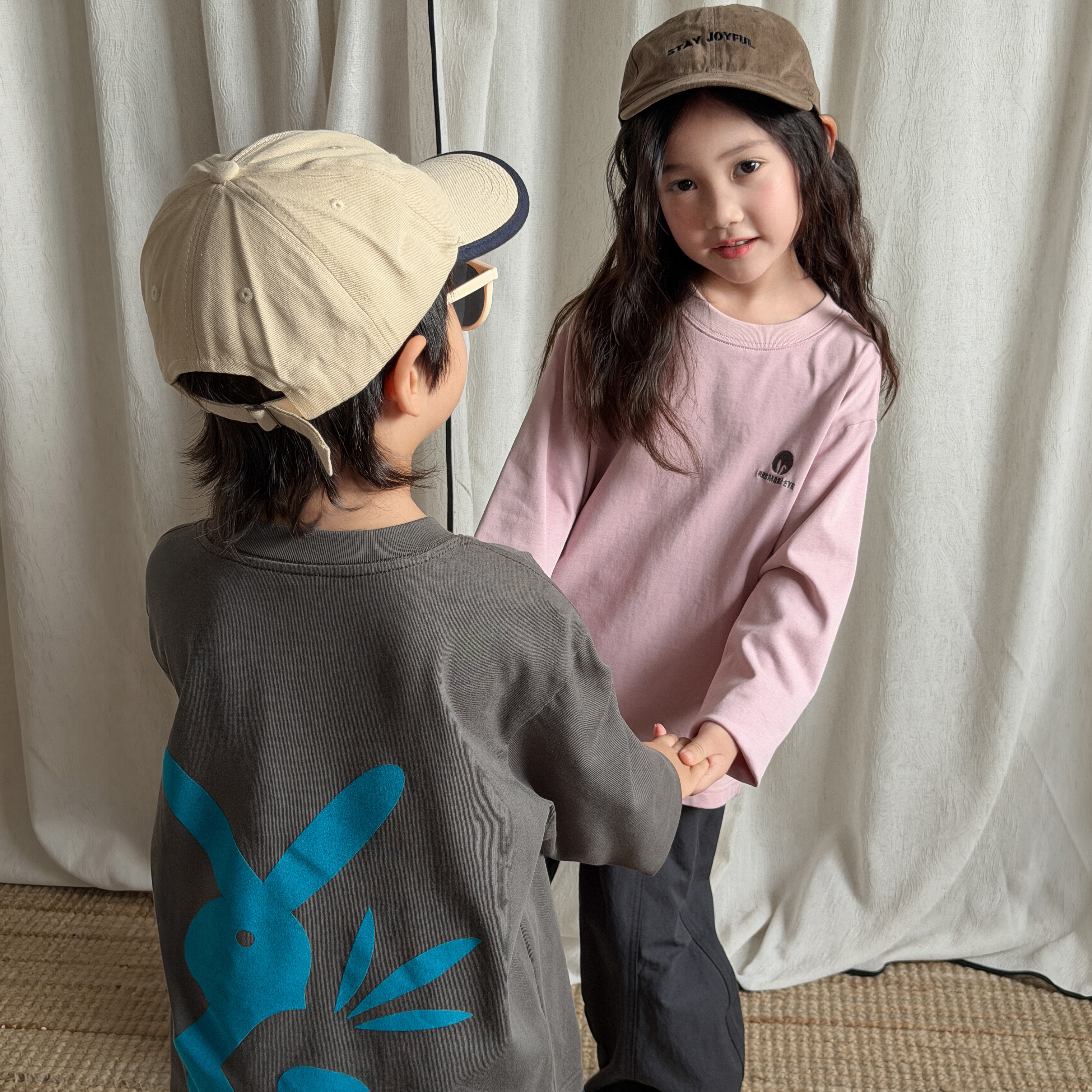 童装2026秋季新款男童女童儿童T恤纯棉长袖上衣服韩版休闲百搭潮t