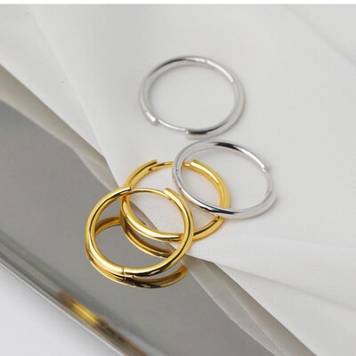 1 Pairs Punk Multiple Stainless Steel Stud Earrings Men Wome