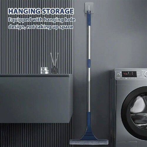 New 2 in 1 Window Squeegee Long Handle Wiper Window Mop