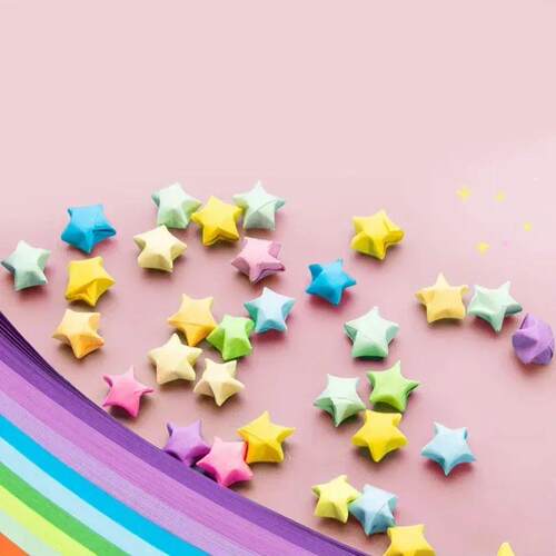 540 sheets 27 colors star paper strip double-sided colorful