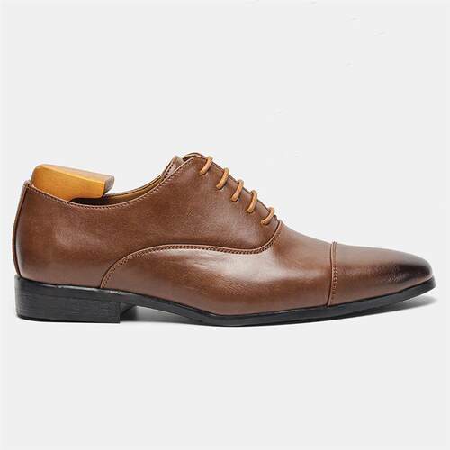Mens Premium Pointed-Toe Oxford Shoes Classic Formal Shoes