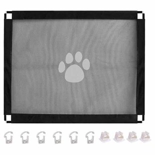Folding Dog Mesh Barrier Fence Safety Pet Supplies