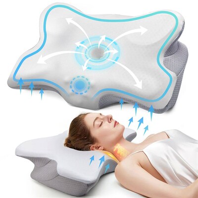 Pulatree New Odorless Orthopedic Pillow For Neck And Shoulde