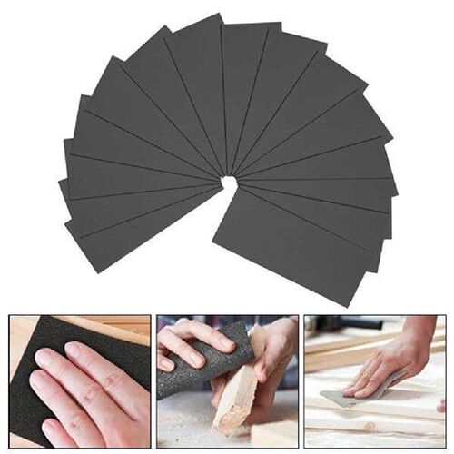 15 Sheets Sandpaper 7000 Grits Fine Sandpaper 9x3.6 Inch