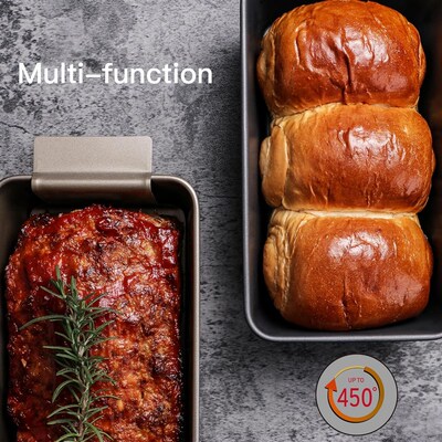 Meatloaf Pan with Drain Tray Baking Bread Loaf Pan
