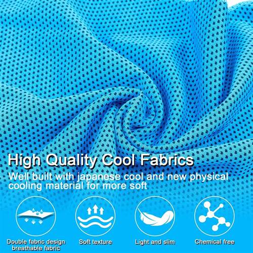 10Pack Cooling Towel Workout Towel Ice Towel for Neck, Micro