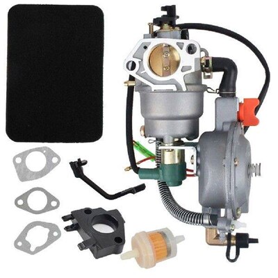 Dual Fuel Carburetor Kit For APG3009 6000 Watt Gas Portable