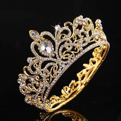 A Light Luxury Fashion Popular Bridal Alloy Diamonds Big Ful
