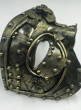 Steampunk  Phantom Masquerade Cosplay Mask Ball Half Face
