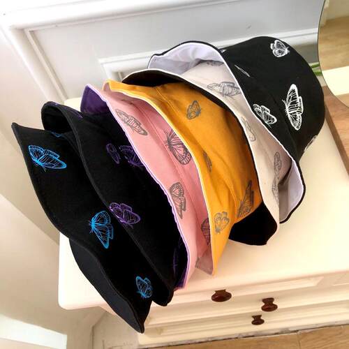 New Women Butterfly Double Sided Embroidery Autumn Winter Bu