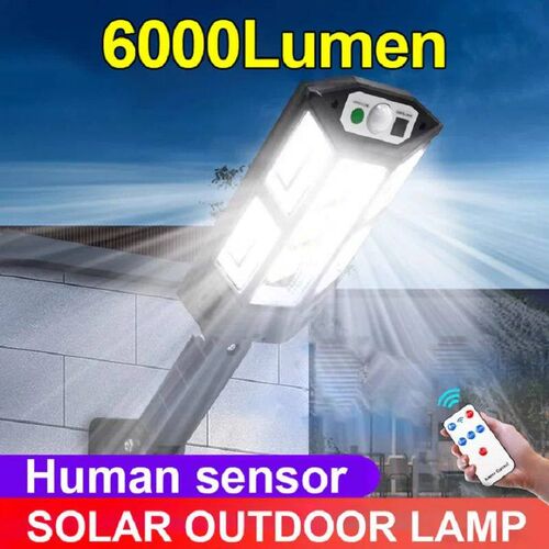 Newest 6000lm Outdoor Solar LED Lamp Super Bright Solar Sree