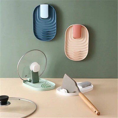 Kitchen Organizer Pot Lid Storage Rack Shelf Pan Drying Stan