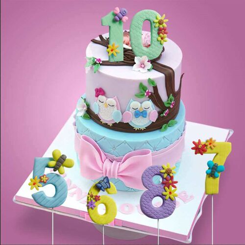 Baking birthday cake decoration ornaments childrens birthda