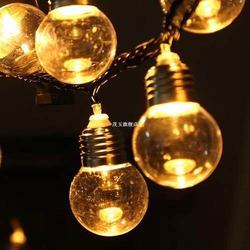 6m 20 LED Light String Plastic Bulb Lamp Indoor Decor Light