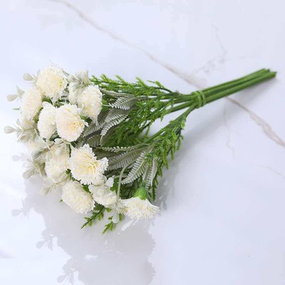 Handheld New Carnation Artificial Flower Home Desktop Fake F
