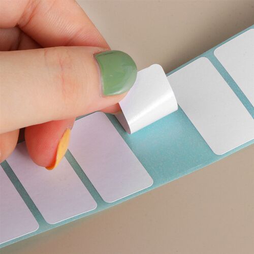 1000/700 Pcs White Adhesive Paper Thermal Label Sticker Pape