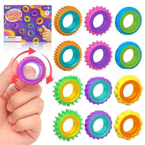 New Fidget Toys Childrens Silicone Sensory Ring Silicone De