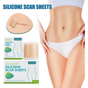 Hot 150CM Silicone Scar Sheets Skin Repair Patch Removal Sel