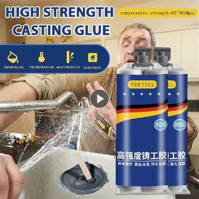 50/100g Metal Repair Glue A+B Glue Heat Resistance Cold