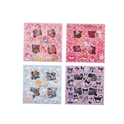 sanrio  sticker cinnamoroll kuromi stickers bear cute贴纸pvc
