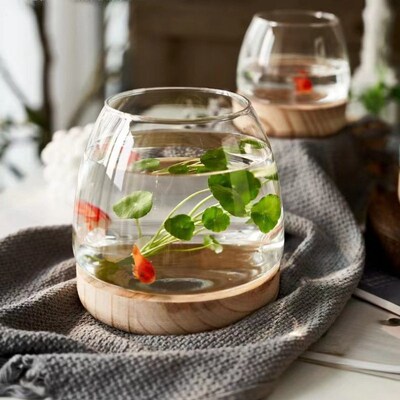 Nordic Home Decor Glass Vase Living Room Decoration Flower V