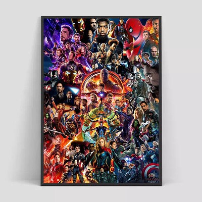 Avengers EndGame  Poster Famous Movie Poster  Wall Art Home