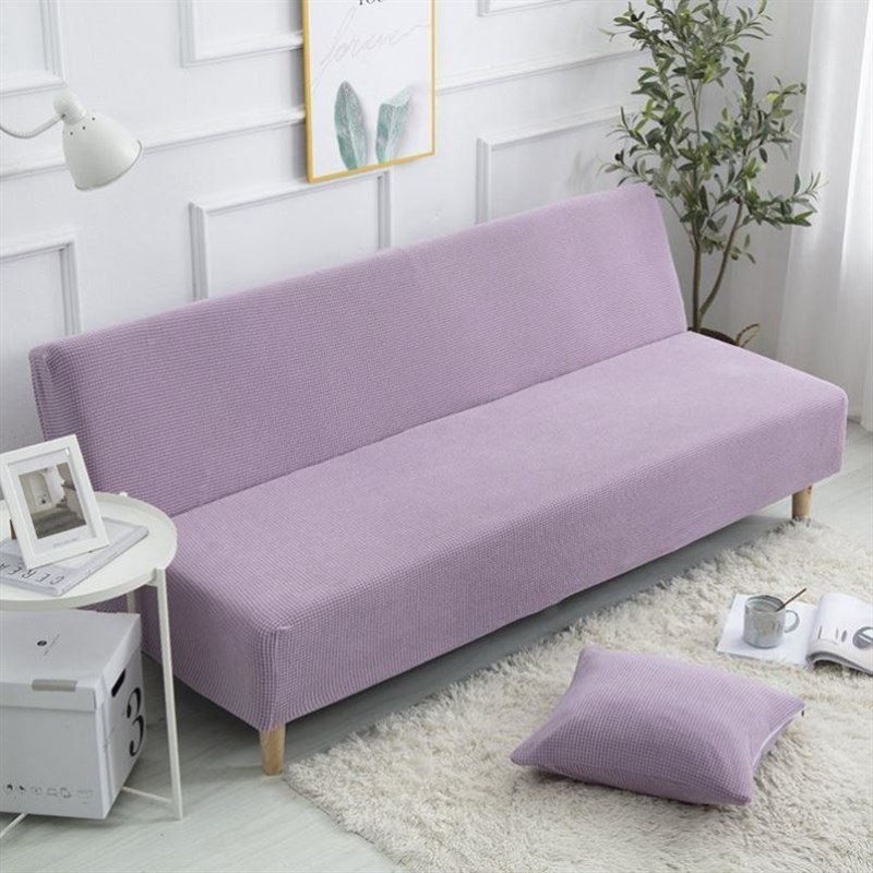 Folding armless sofa bed cover elastic universal sofa cover图片