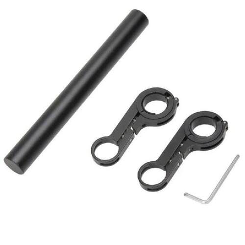 Bicycle Handlebar Extended Bracket Bike Headlight Mount Bar