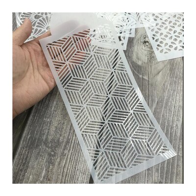 Fondant Cake Mesh Stamps Stencils Embossing for Decorating