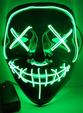 Halloween Mask LED Light Up Party Masks The Purge
