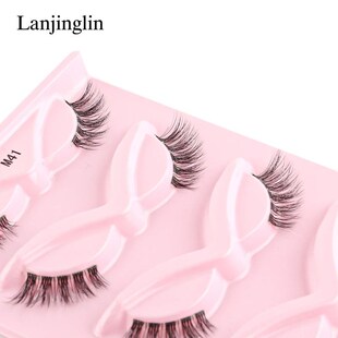 3/5 Pairs New Half Lashes Cat Eye Natura Long Full Strip Las